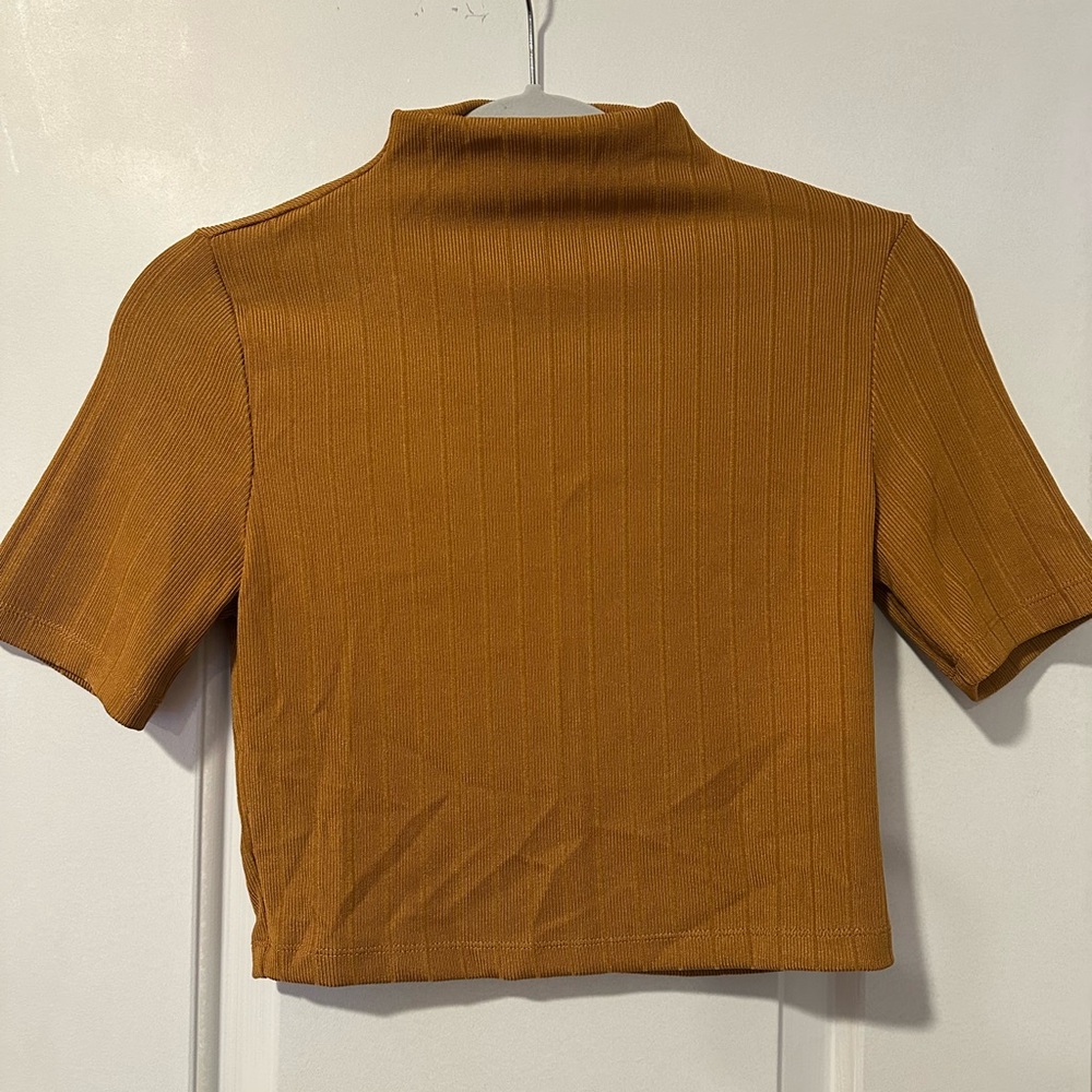 Mustard Ribbed Two-Piece Set - Picture 3 of 5